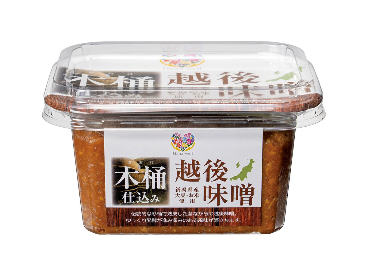 新潟県産大豆・お米使用 木桶仕込み越後味噌