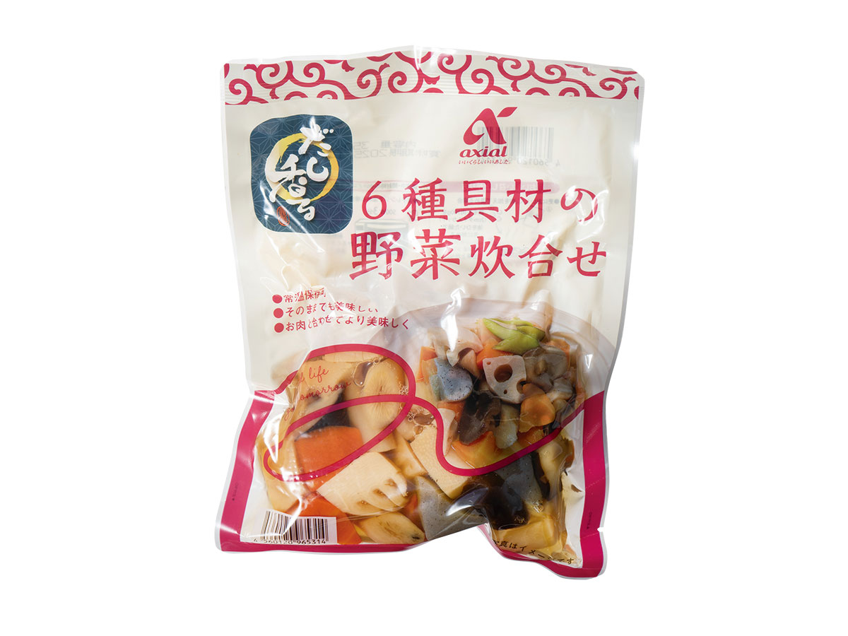 アクシアル だし香る 6種具材の野菜炊合せ