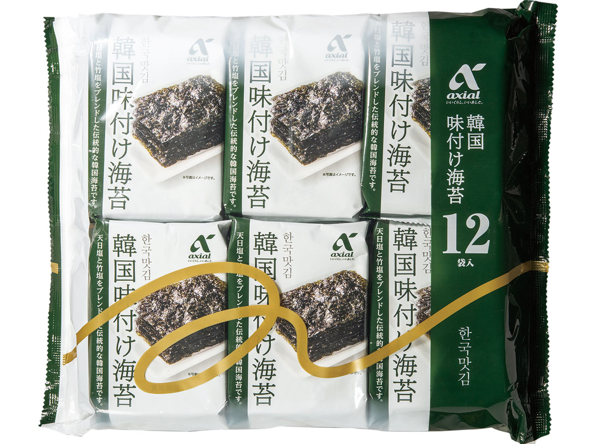 アクシアル 韓国味付け海苔 12袋｜原信ナルス
